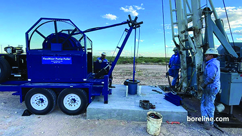 FlexiRiser Pump Puller by Water Well Rentals/Hose Solutions Scottsdale, AZ, USA